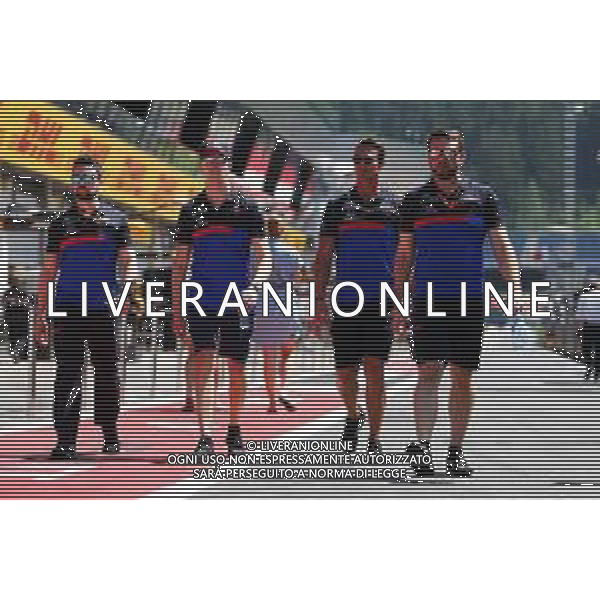 Daniil Kvyat (RUS) Scuderia Toro Rosso walks the circuit with the team. 27.06.2019. Formula 1 World Championship, Rd 9, Austrian Grand Prix, Spielberg, Austria, Preparation Day. AG ALDO LIVERANI SAS-ONLY ITALY