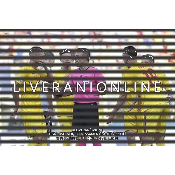 UEFA - Campionato Europeo Under 21 Italia 2019 27/06/2019 Semifinale Germania - Romania. nella foto: arbitro Orel Grinfeld (ISR) ©Claudio Zamagni/Agenzia Aldo Liverani Referee Orel Grinfeld (ISR) during semifinal UEFA Championship Under 21 Italy 2019 match between Germany and Romania at Renato Dall\'Ara Stadium on June 27 2019. photo credit by Claudio Zamagni/Aldo Liverani Photo Agency/ AGENZIA ALDO LIVERANI SAS