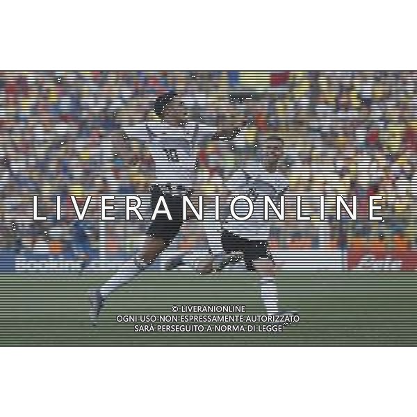 UEFA - Campionato Europeo Under 21 Italia 2019 27/06/2019 Semifinale Germania - Romania. nella foto: Esultanza dopo il gol di Amiri Nadiem (Germany) ©Claudio Zamagni/Agenzia Aldo Liverani Amiri Nadiem (Germany) celebrates after scoring a goal during semifinal UEFA Championship Under 21 Italy 2019 match between Germany and Romania at Renato Dall\'Ara Stadium on June 27 2019. photo credit by Claudio Zamagni/Aldo Liverani Photo Agency/ AGENZIA ALDO LIVERANI SAS