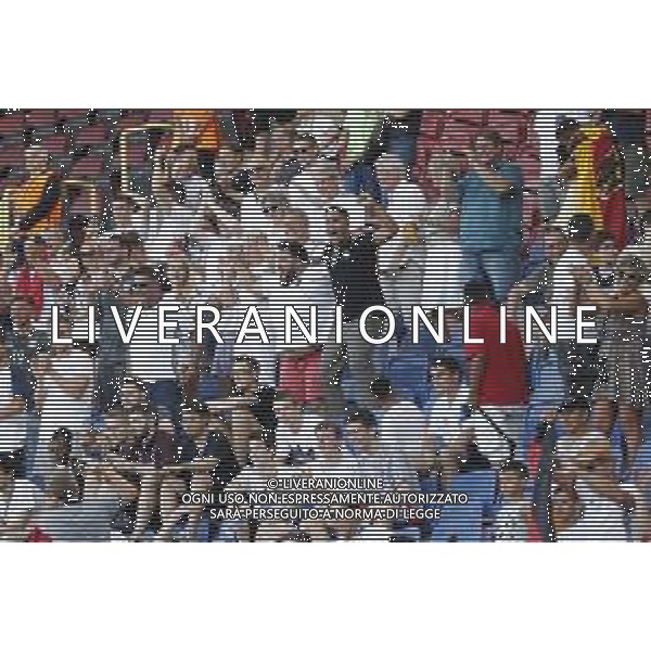 UEFA - Campionato Europeo Under 21 Italia 2019 27/06/2019 Semifinale Germania - Romania. nella foto: tifosi della germania esultanza ©Claudio Zamagni/Agenzia Aldo Liverani supporters of Germany during semifinal UEFA Championship Under 21 Italy 2019 match between Germany and Romania at Renato Dall\'Ara Stadium on June 27 2019. photo credit by Claudio Zamagni/Aldo Liverani Photo Agency/ AGENZIA ALDO LIVERANI SAS