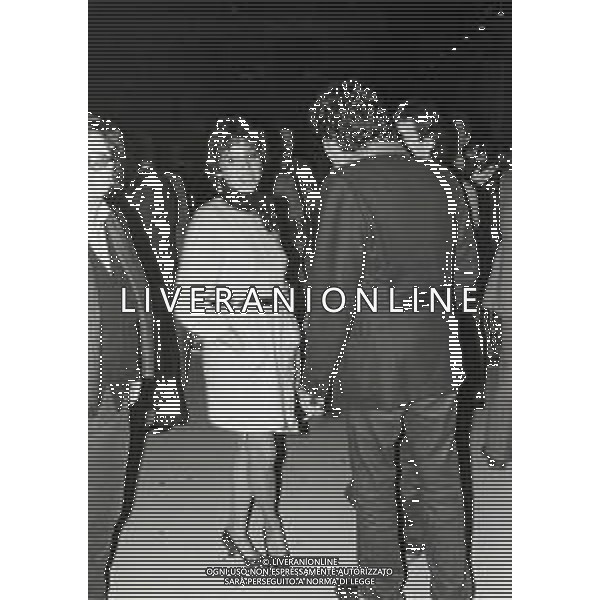 1981 MILANO-PRESENTAZIONE DEL NUOVO CANALE TELEVISIVO RETEQUATTRO NELLA FOTO SABINA CIUFFINI AG ALDO LIVERANI SAS