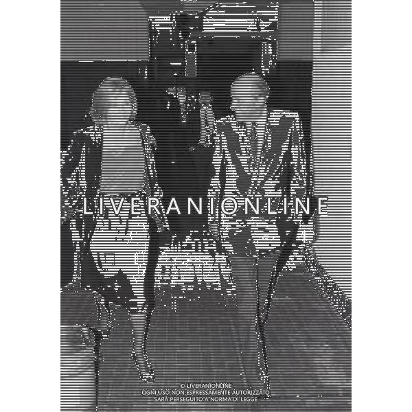 1981 MILANO-PRESENTAZIONE DEL NUOVO CANALE TELEVISIVO RETEQUATTRO NELLA FOTO LEOPOLDO PIRELLI AG ALDO LIVERANI SAS