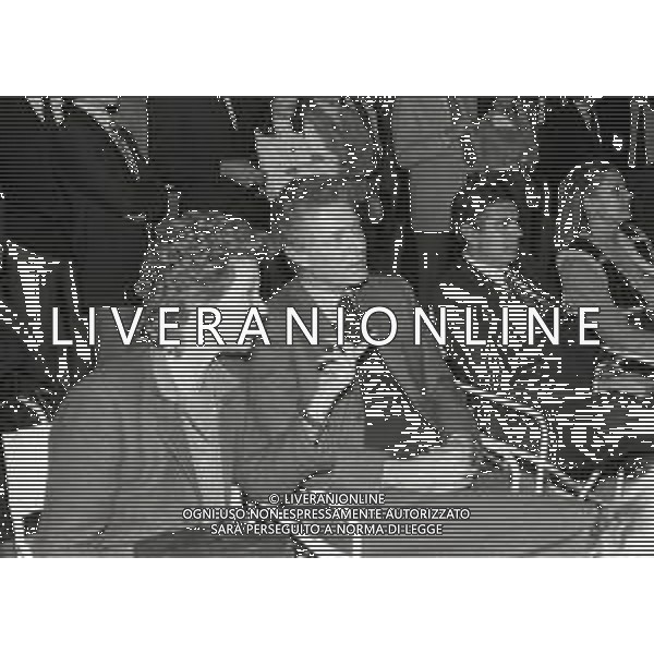 1981 MILANO-PRESENTAZIONE DEL NUOVO CANALE TELEVISIVO RETEQUATTRO NELLA FOTO CARLO CARACCIOLO AG ALDO LIVERANI SAS