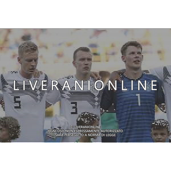 UEFA - Campionato Europeo Under 21 Italia 2019 27/06/2019 Semifinale Germania - Romania. nella foto: Baumgartl Timo (Germany) Klostermann Lukas (Germany) Nubel Alexander(Germany) ©Claudio Zamagni/Agenzia Aldo Liverani Baumgartl Timo (Germany) Klostermann Lukas (Germany) Nubel Alexander(Germany) during semifinal UEFA Championship Under 21 Italy 2019 match between Germany and Romania at Renato Dall\'Ara Stadium on June 27 2019. photo credit by Claudio Zamagni/Aldo Liverani Photo Agency