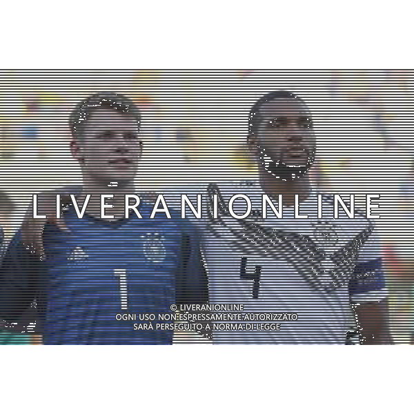 UEFA - Campionato Europeo Under 21 Italia 2019 27/06/2019 Semifinale Germania - Romania. nella foto: Nubel Alexander(Germany) Tah Jonathan (Germany) ©Claudio Zamagni/Agenzia Aldo Liverani Nubel Alexander(Germany) Tah Jonathan (Germany) during semifinal UEFA Championship Under 21 Italy 2019 match between Germany and Romania at Renato Dall\'Ara Stadium on June 27 2019. photo credit by Claudio Zamagni/Aldo Liverani Photo Agency