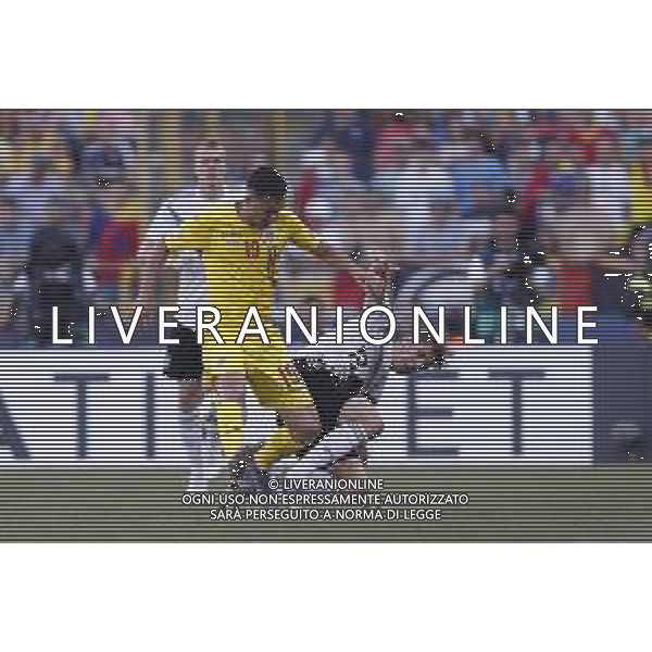 UEFA - Campionato Europeo Under 21 Italia 2019 27/06/2019 Semifinale Germania - Romania. nella foto: Ivan Andrei (Romania) Neuhaus Florian (Germany) ©Claudio Zamagni/Agenzia Aldo Liverani Ivan Andrei (Romania) Neuhaus Florian (Germany) during semifinal UEFA Championship Under 21 Italy 2019 match between Germany and Romania at Renato Dall\'Ara Stadium on June 27 2019. photo credit by Claudio Zamagni/Aldo Liverani Photo Agency