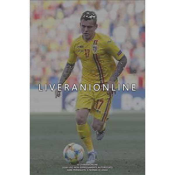 UEFA - Campionato Europeo Under 21 Italia 2019 27/06/2019 Semifinale Germania - Romania. nella foto: Cicaldau Alexandru (Romania) ©Claudio Zamagni/Agenzia Aldo Liverani Cicaldau Alexandru (Romania) during semifinal UEFA Championship Under 21 Italy 2019 match between Germany and Romania at Renato Dall\'Ara Stadium on June 27 2019. photo credit by Claudio Zamagni/Aldo Liverani Photo Agency