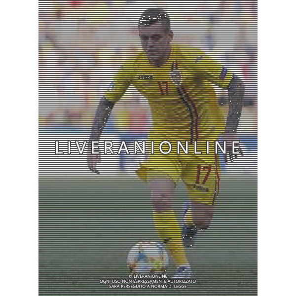 UEFA - Campionato Europeo Under 21 Italia 2019 27/06/2019 Semifinale Germania - Romania. nella foto: Cicaldau Alexandru (Romania) ©Claudio Zamagni/Agenzia Aldo Liverani Cicaldau Alexandru (Romania) during semifinal UEFA Championship Under 21 Italy 2019 match between Germany and Romania at Renato Dall\'Ara Stadium on June 27 2019. photo credit by Claudio Zamagni/Aldo Liverani Photo Agency