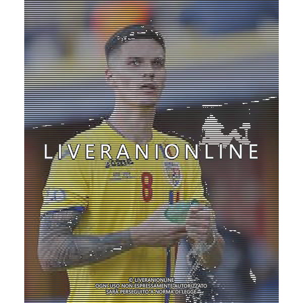 UEFA - Campionato Europeo Under 21 Italia 2019 27/06/2019 Semifinale Germania - Romania. nella foto: Man Dennis (Romania) ©Claudio Zamagni/Agenzia Aldo Liverani Man Dennis (Romania) during semifinal UEFA Championship Under 21 Italy 2019 match between Germany and Romania at Renato Dall\'Ara Stadium on June 27 2019. photo credit by Claudio Zamagni/Aldo Liverani Photo Agency