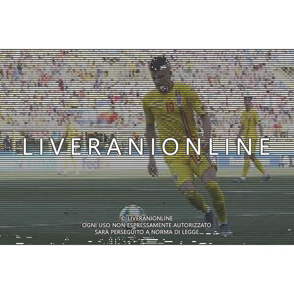UEFA - Campionato Europeo Under 21 Italia 2019 27/06/2019 Semifinale Germania - Romania. nella foto: Hagi Ianis (Romania) ©Claudio Zamagni/Agenzia Aldo Liverani Hagi Ianis (Romania) during semifinal UEFA Championship Under 21 Italy 2019 match between Germany and Romania at Renato Dall\'Ara Stadium on June 27 2019. photo credit by Claudio Zamagni/Aldo Liverani Photo Agency