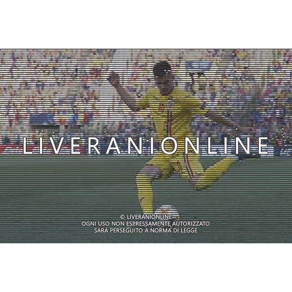 UEFA - Campionato Europeo Under 21 Italia 2019 27/06/2019 Semifinale Germania - Romania. nella foto: Hagi Ianis (Romania) ©Claudio Zamagni/Agenzia Aldo Liverani Hagi Ianis (Romania) during semifinal UEFA Championship Under 21 Italy 2019 match between Germany and Romania at Renato Dall\'Ara Stadium on June 27 2019. photo credit by Claudio Zamagni/Aldo Liverani Photo Agency