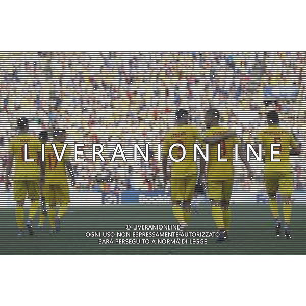 UEFA - Campionato Europeo Under 21 Italia 2019 27/06/2019 Semifinale Germania - Romania. nella foto:Stefan Florin-Bogdan (Romania) Puscas Goerge (Romania) Man Dennis (Romania) Nedelcearu Ionut (Romania) Cicaldau Alexandru (Romania) ©Claudio Zamagni/Agenzia Aldo Liverani foto:Stefan Florin-Bogdan (Romania) Puscas Goerge (Romania) Man Dennis (Romania) Nedelcearu Ionut (Romania) Cicaldau Alexandru (Romania) during semifinal UEFA Championship Under 21 Italy 2019 match between Germany and Romania at Renato Dall\'Ara Stadium on June 27 2019. photo credit by Claudio Zamagni/Aldo Liverani Photo Agency
