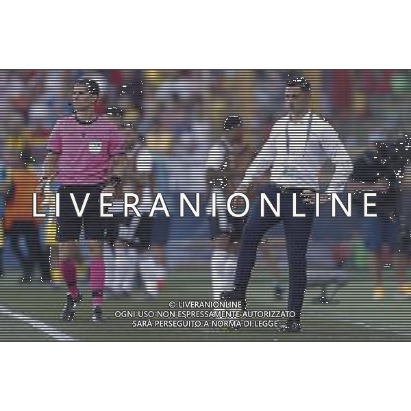 UEFA - Campionato Europeo Under 21 Italia 2019 27/06/2019 Semifinale Germania - Romania. nella foto: Mister Matei Mirel Radoi (Romania) ©Claudio Zamagni/Agenzia Aldo Liverani Mister Matei Mirel Radoi (Romania) during semifinal UEFA Championship Under 21 Italy 2019 match between Germany and Romania at Renato Dall\'Ara Stadium on June 27 2019. photo credit by Claudio Zamagni/Aldo Liverani Photo Agency