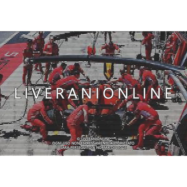 Sebastian Vettel (GER) Ferrari SF90 practices a pit stop. 28.06.2019. Formula 1 World Championship, Rd 9, Austrian Grand Prix, Spielberg, Austria, Practice Day. / AGENZIA ALDO LIVERANI SAS - ITALY ONLY EDITORIAL USE ONLY
