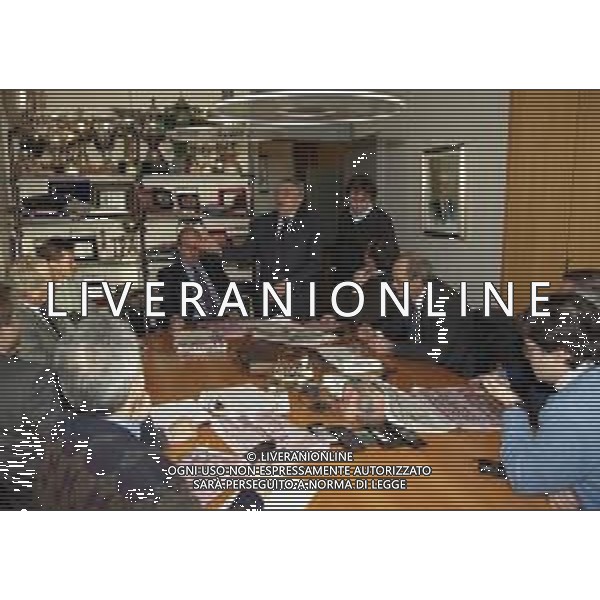 21-01-1999 MILANO REDAZIONE DELLA GAZZETTA DELLO SPORT FORUM SERIE B ALLENATORI DI CALCIO NELLA FOTO NEDO SONETTI CON WALTER NOVELLINO GIAN PIERO VENTURA E CANDIDO CANNAVO\' AG ALDO LIVERANI SAS