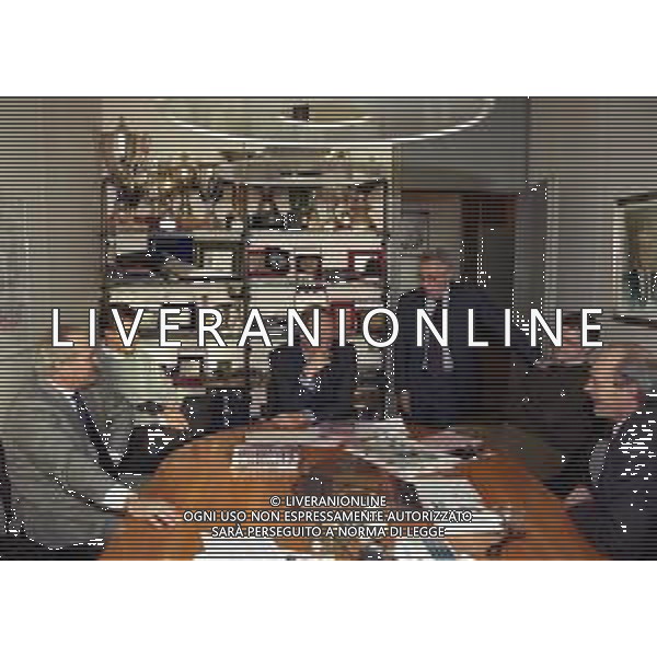 21-01-1999 MILANO REDAZIONE DELLA GAZZETTA DELLO SPORT FORUM SERIE B ALLENATORI DI CALCIO NELLA FOTO NEDO SONETTI CON WALTER NOVELLINO GIAN PIERO VENTURA E CANDIDO CANNAVO\' AG ALDO LIVERANI SAS