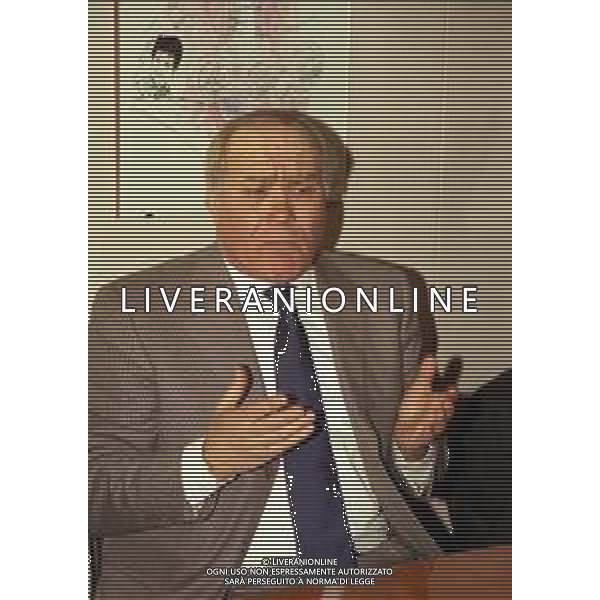 21-01-1999 MILANO REDAZIONE DELLA GAZZETTA DELLO SPORT FORUM SERIE B ALLENATORI DI CALCIO NELLA FOTO NEDO SONETTI AG ALDO LIVERANI SAS