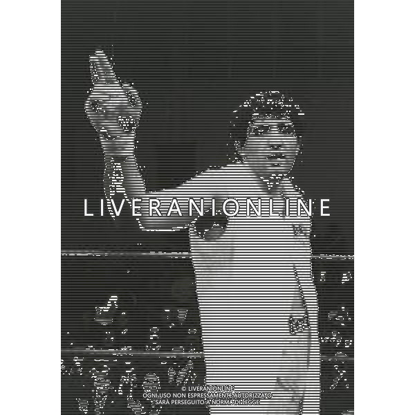 RETROSPETTIVA FRANCESCO DAMIANI PUGILE 1986 NELLA FOTO FRANCESCO DAMIANI AG ALDO LIVERANI SAS