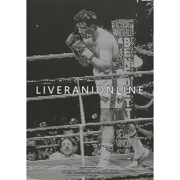 RETROSPETTIVA FRANCESCO DAMIANI PUGILE NELLA FOTO FRANCESCO DAMIANI AG ALDO LIVERANI SAS