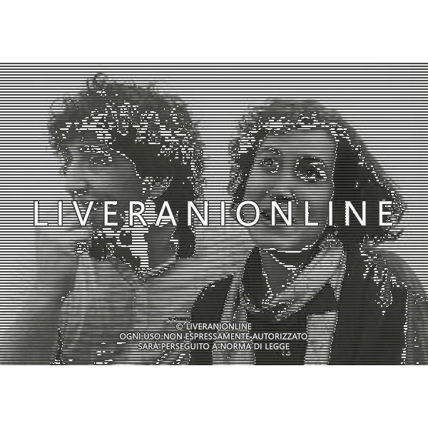 RETROSPETTIVA FRANCESCO DAMIANI PUGILE 1984 NELLA FOTO FRANCESCO DAMIANI CON LA FIDANZATA CLAUDIA GUARISE AG ALDO LIVERANI SAS