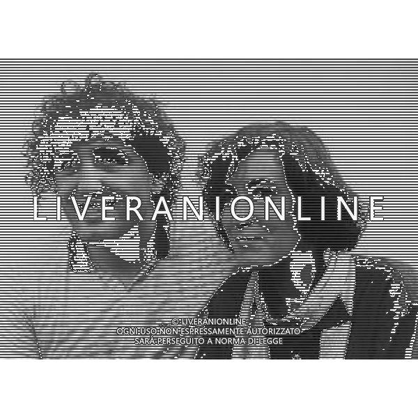 RETROSPETTIVA FRANCESCO DAMIANI PUGILE 1984 NELLA FOTO FRANCESCO DAMIANI CON LA FIDANZATA CLAUDIA GUARISE AG ALDO LIVERANI SAS