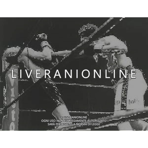 RETROSPETTIVA FRANCESCO DAMIANI PUGILE 1986 NELLA FOTO FRANCESCO DAMIANI CONTRO CRABTREE AG ALDO LIVERANI SAS