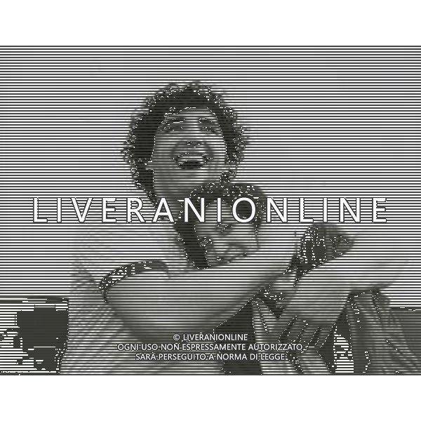 RETROSPETTIVA FRANCESCO DAMIANI PUGILE 1984 NELLA FOTO FRANCESCO DAMIANI CON LA FIDANZATA CLAUDIA GUARISE AG ALDO LIVERANI SAS