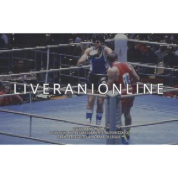 RETROSPETTIVA FRANCESCO DAMIANI PUGILE 1980 NELLA FOTO FRANCESCO DAMIANI ALLE OLIMPIADI DI MOSCA AG ALDO LIVERANI SAS
