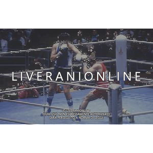 RETROSPETTIVA FRANCESCO DAMIANI PUGILE 1980 NELLA FOTO FRANCESCO DAMIANI ALLE OLIMPIADI DI MOSCA AG ALDO LIVERANI SAS