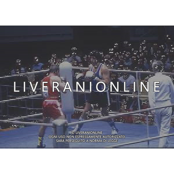 RETROSPETTIVA FRANCESCO DAMIANI PUGILE 1980 NELLA FOTO FRANCESCO DAMIANI ALLE OLIMPIADI DI MOSCA AG ALDO LIVERANI SAS