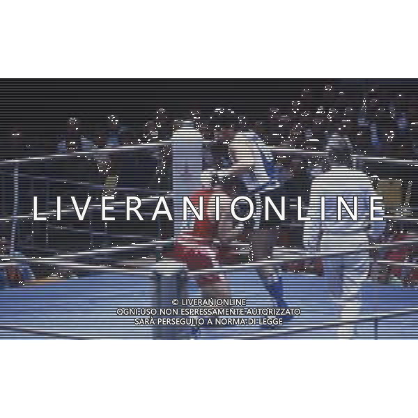 RETROSPETTIVA FRANCESCO DAMIANI PUGILE 1980 NELLA FOTO FRANCESCO DAMIANI ALLE OLIMPIADI DI MOSCA AG ALDO LIVERANI SAS