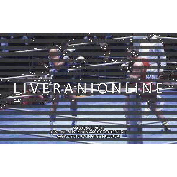 RETROSPETTIVA FRANCESCO DAMIANI PUGILE 1980 NELLA FOTO FRANCESCO DAMIANI ALLE OLIMPIADI DI MOSCA AG ALDO LIVERANI SAS