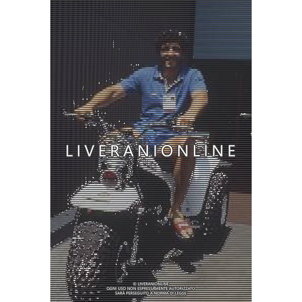 RETROSPETTIVA FRANCESCO DAMIANI PUGILE 1984 NELLA FOTO FRANCESCO DAMIANI ALLE OLIMPIADI DI LOS ANGELES AG ALDO LIVERANI SAS