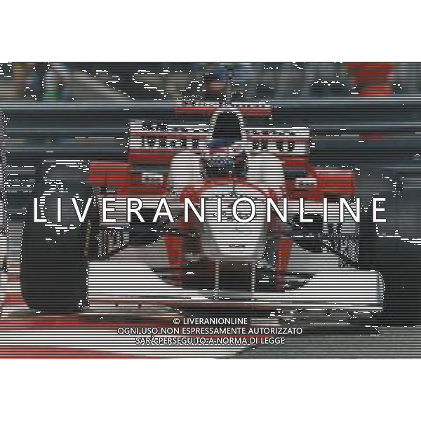 RETROSPETTIVA MIKA HAKKINEN PILOTA F1-1996 NELLA FOTO MIKA HAKKINEN CON ALAIN PROST AG ALDO LIVERANI SAS 