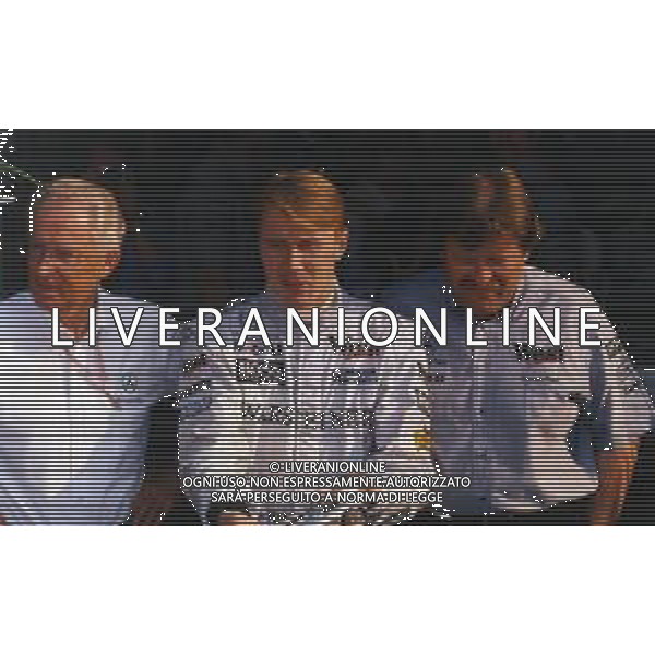 RETROSPETTIVA MIKA HAKKINEN PILOTA F1-1998 NELLA FOTO MIKA HAKKINEN CON NORBERT HAUG AG ALDO LIVERANI SAS 