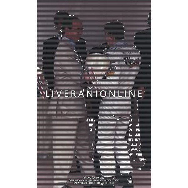 RETROSPETTIVA MIKA HAKKINEN PILOTA F1-1998 NELLA FOTO MIKA HAKKINEN CON IL PRINCIPE ALBERTO DI MONACO AG ALDO LIVERANI SAS 