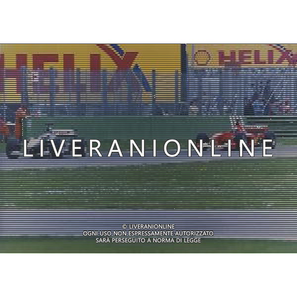 RETROSPETTIVA MIKA HAKKINEN PILOTA F1-2000 NELLA FOTO MIKA HAKKINEN E MICHAEL SCHUMACHER AG ALDO LIVERANI SAS 