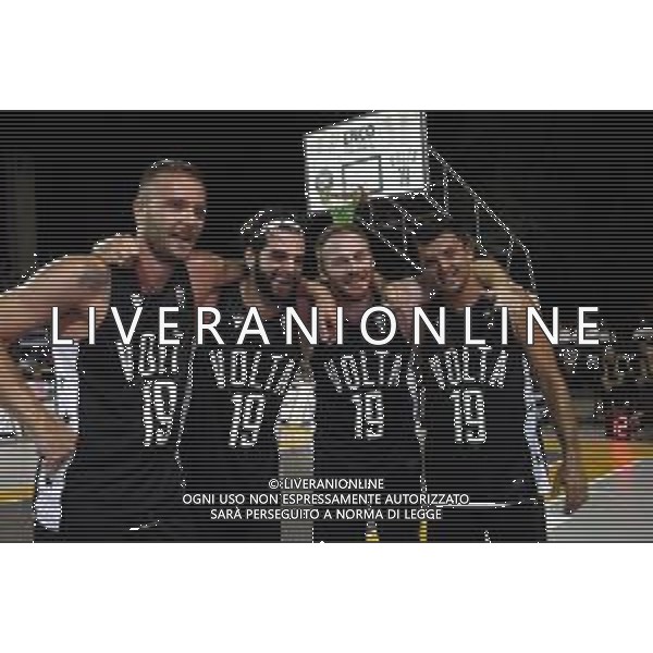 IMOLA 29 06 2019 BASKET TORNEO VOLTA 3X3 IMOLA NELLA FOTO VINCITORI DEL TORNEO 3X3 VOLTA GLI IMPROBABILI DA SINISTRA ALEX RANUZZI NUNZIO CORCELLI PIETRO DALL\'OSSO E LORENZO GRILLINI ©SANNA / AGENZIA ALDO LIVERANI SAS