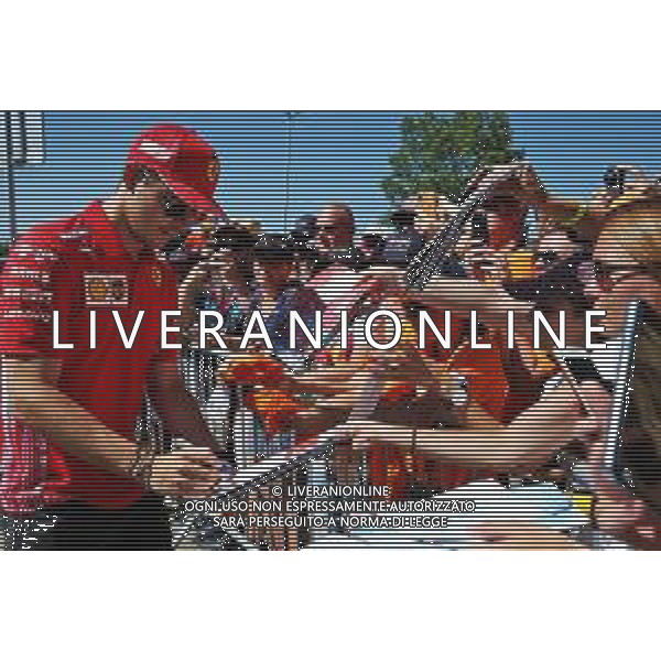 Charles Leclerc (MON) Ferrari signs autographs for the fans. 29.06.2019. Formula 1 World Championship, Rd 9, Austrian Grand Prix, Spielberg, Austria, Qualifying Day. / AGENZIA ALDO LIVERANI SAS - ITALY ONLY EDITORIAL USE ONLY