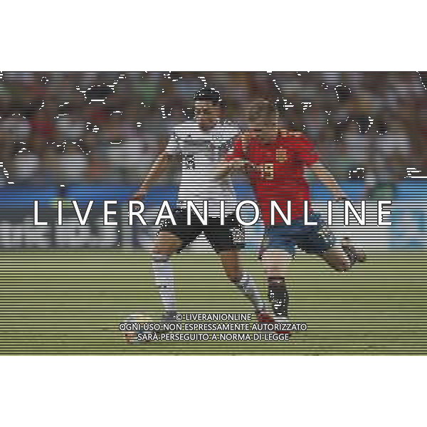 UEFA - Campionato Europeo Under 21 Italia 2019. 30/06/2019 Finale Spagna - Germania nella foto: Amiri Nadiem (Germany) Dani Olmo (spagna) ©Claudio Zamagni/Agenzia Aldo Liverani Amiri Nadiem (Germany) Dani Olmo (spagna) during UEFA Championship Under 21 Italy 2019 final match between Spain and Germany at Dacia Arena Stadium on June 30 2019. photo credit by Claudio Zamagni/Aldo Liverani Photo Agency