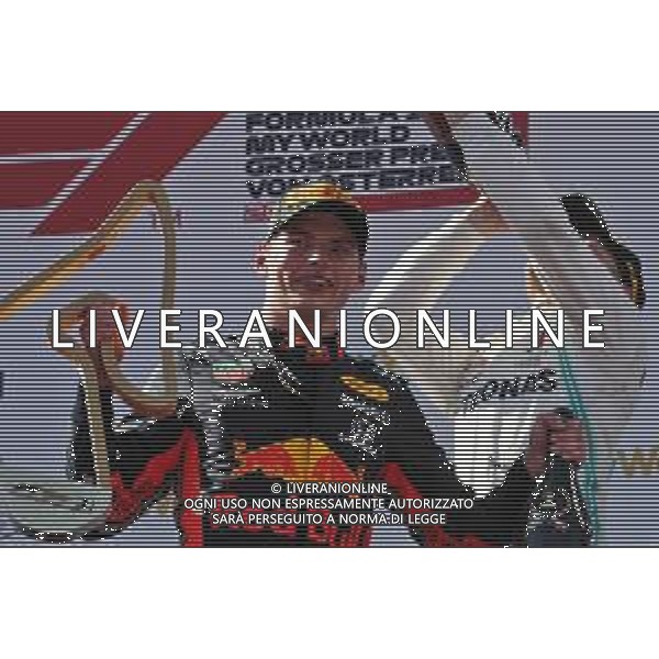 Race winner Max Verstappen (NLD) Red Bull Racing celebrates on the podium. 30.06.2019 Formula 1 World Championship, Rd 9, Austrian Grand Prix, Spielberg, Austria, Race Day. AG ALDO LIVERANI SA-ONLY ITALY
