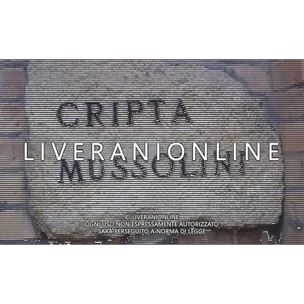 PREDAPPIO - CIMITERO DI SAN CASSIANO CRIPTA TOMBA DELLA FAMIGLIA MUSSOLINI AG ALDO LIVERANI SAS