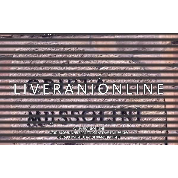 PREDAPPIO - CIMITERO DI SAN CASSIANO CRIPTA TOMBA DELLA FAMIGLIA MUSSOLINI AG ALDO LIVERANI SAS