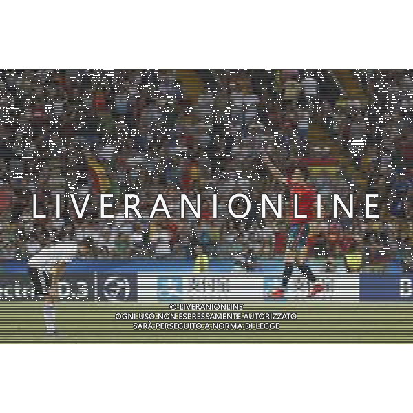 UEFA - Campionato Europeo Under 21 Italia 2019. 30/06/2019 Finale Spagna - Germania nella foto: Esultanza finale spagna ©Claudio Zamagni/Agenzia Aldo Liverani Final exultation of Spain during UEFA Championship Under 21 Italy 2019 final match between Spain and Germany at Dacia Arena Stadium on June 30 2019. photo credit by Claudio Zamagni/Aldo Liverani Photo Agency