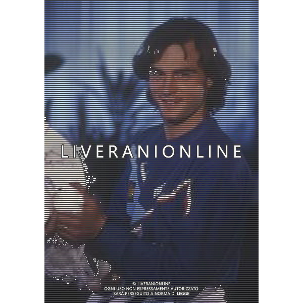 RETROSPETTIVA GIUSEPPE GIANNINI CALCIATORE NELLA FOTO GIUSEPPE GIANNINI AG ALDO LIVERANI SAS
