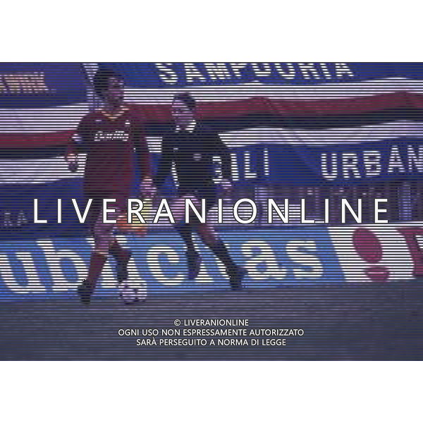 RETROSPETTIVA GIUSEPPE GIANNINI CALCIATORE NELLA FOTO GIUSEPPE GIANNINI CON LA MAGLIA DELLA ROMA CALCIO AG ALDO LIVERANI SAS