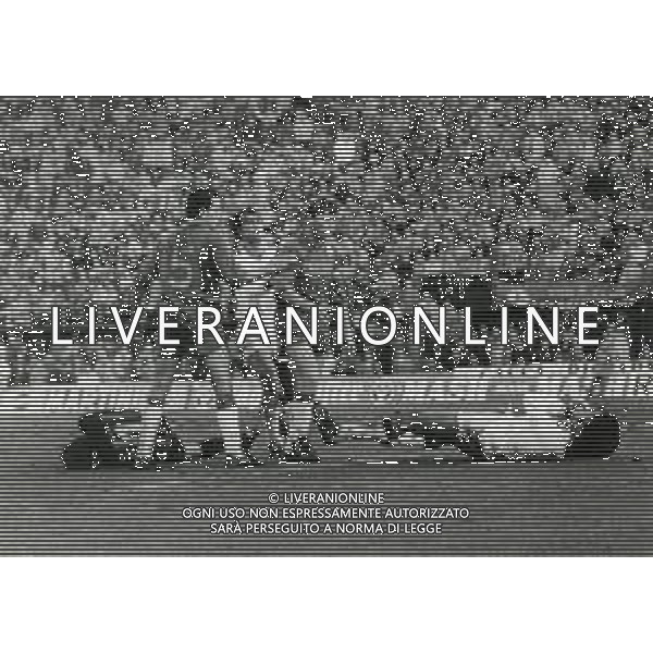 RETROSPETTIVA GIUSEPPE GIANNINI CALCIATORE NELLA FOTO GIUSEPPE GIANNINI CON LA MAGLIA DELLA ROMA CALCIO AG ALDO LIVERANI SAS