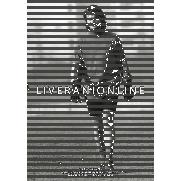 RETROSPETTIVA GIUSEPPE GIANNINI CALCIATORE NELLA FOTO GIUSEPPE GIANNINI AG ALDO LIVERANI SAS