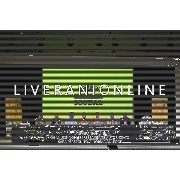 04-07-2019 Conferenze Stampa Vigilia 2 Tour De France 2019; 2019, Lotto - Soudal; Ewan, Caleb; Wellens, Tim; Lelangue, John; Sergeant, Marc; Bruxelles Expo; ©SIROTTI / AGENZIA ALDO LIVERANI SAS