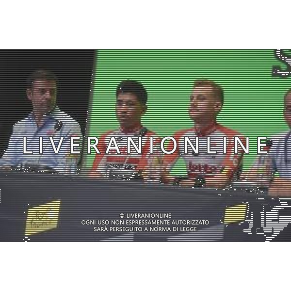 04-07-2019 Conferenze Stampa Vigilia 2 Tour De France 2019; 2019, Lotto - Soudal; Ewan, Caleb; Wellens, Tim; Bruxelles Expo; ©SIROTTI / AGENZIA ALDO LIVERANI SAS